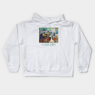 Fisherwomen of Tahiti by Paul Gauguin Kids Hoodie